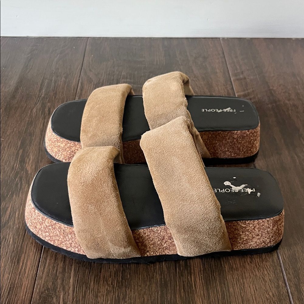 NWT FREE PEOPLE FAIRMOUNT FLARED SANDALS - Picture 4 of 7
